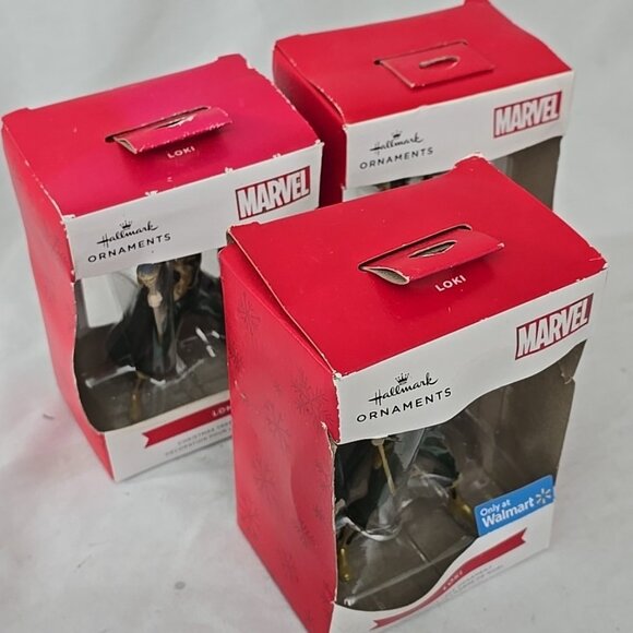 2021 Hallmark Loki Christmas Tree Ornament Walmart Excl Marvel Disney Plus 3-PK - Picture 4 of 6